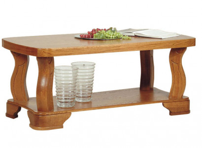 Handcrafted real wood sofa side tables classic living room table